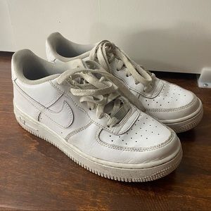 White Nike Air Force Ones